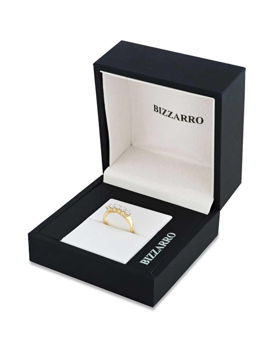 Churumbela de oro amarillo 14 K Joyerías Bizarro zirconia