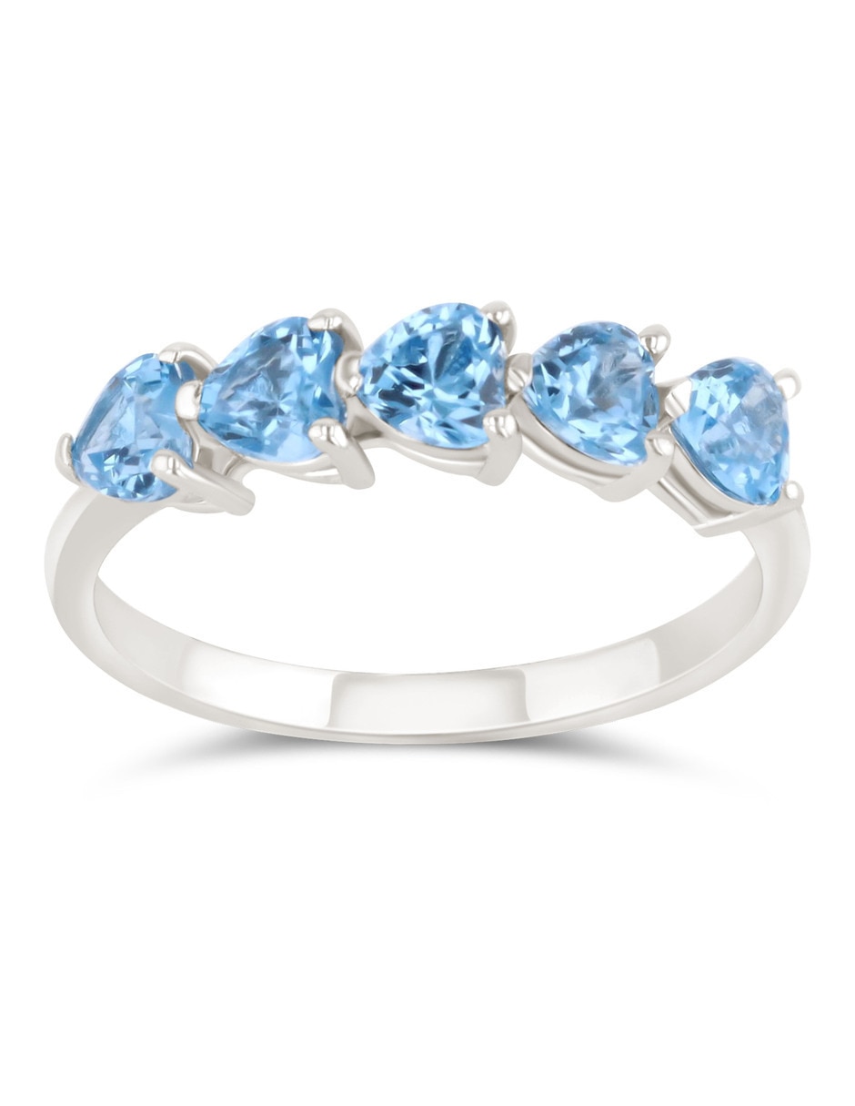 Churumbela de oro blanco 14 K Joyerías Bizarro zirconia