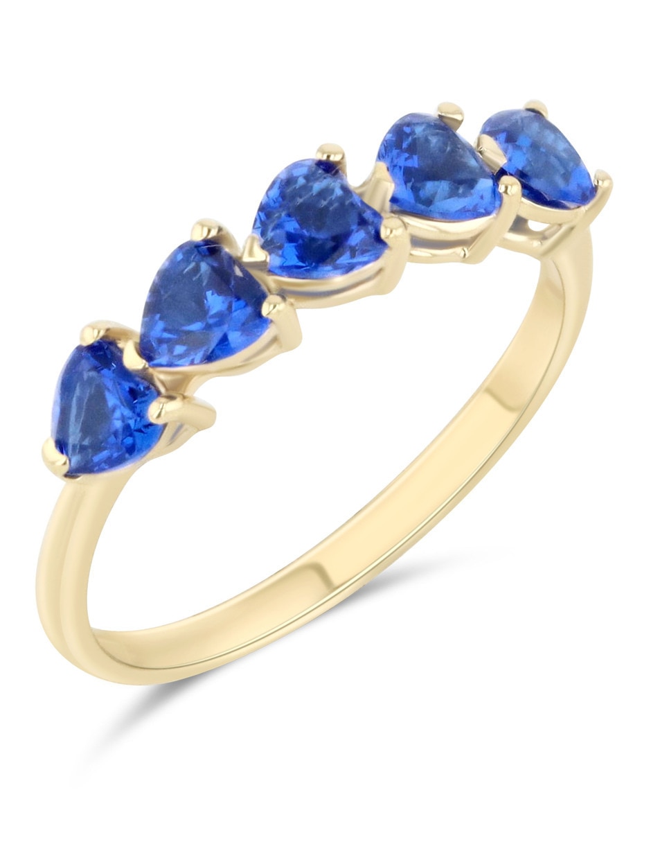 Churumbela de oro amarillo 14 K zirconia 2