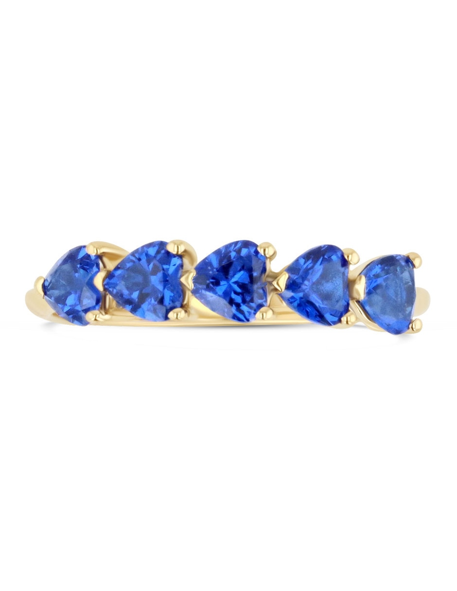 Churumbela de oro amarillo 14 K zirconia 5