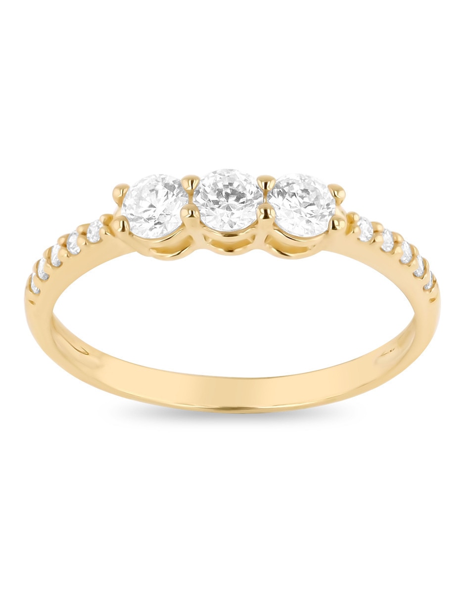 Churumbela de oro amarillo 14 K Joyerías Bizarro zirconia Churumbela de oro amarillo 14 K Joyerías Bizarro zirconia