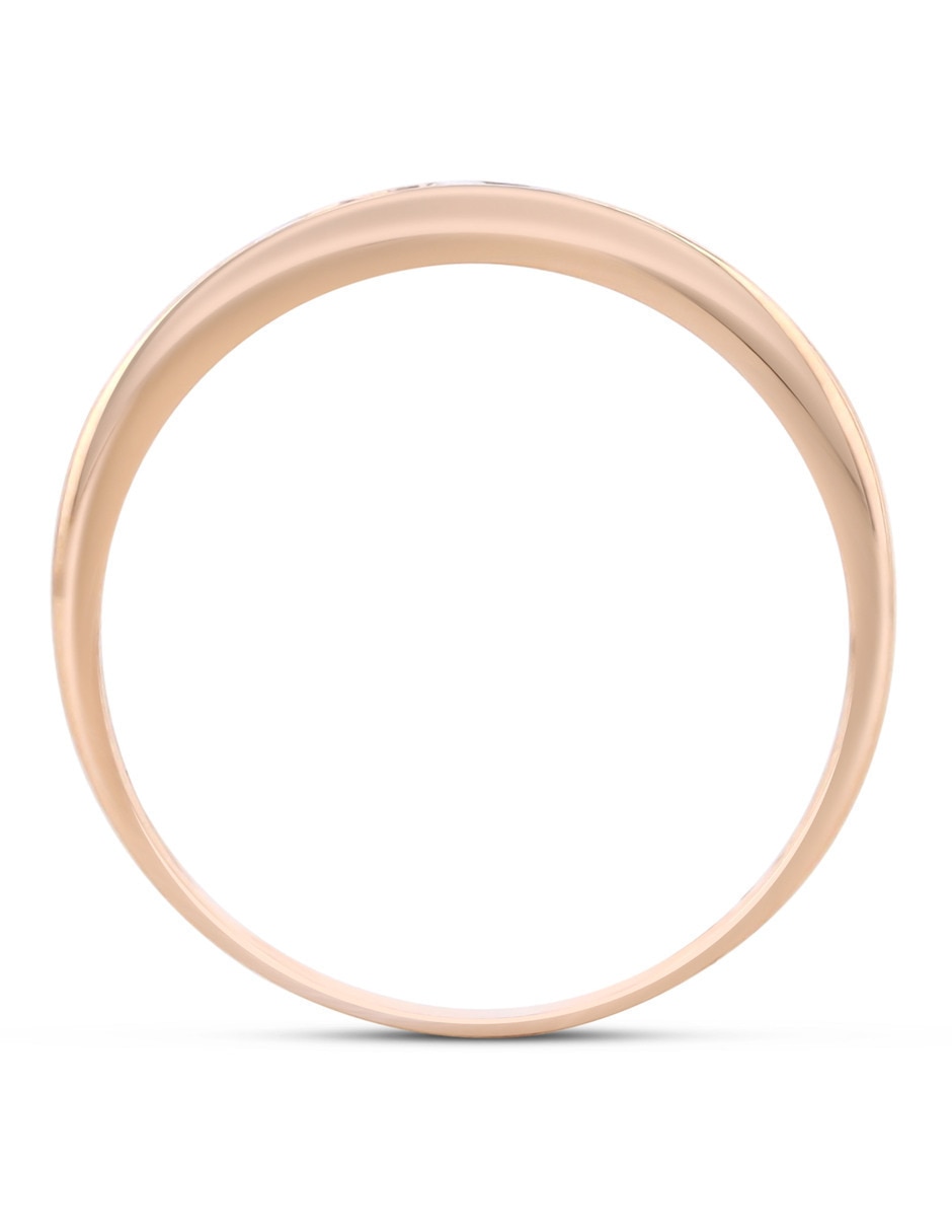 Churumbela de oro blanco 14 K Joyerías Bizarro zirconia