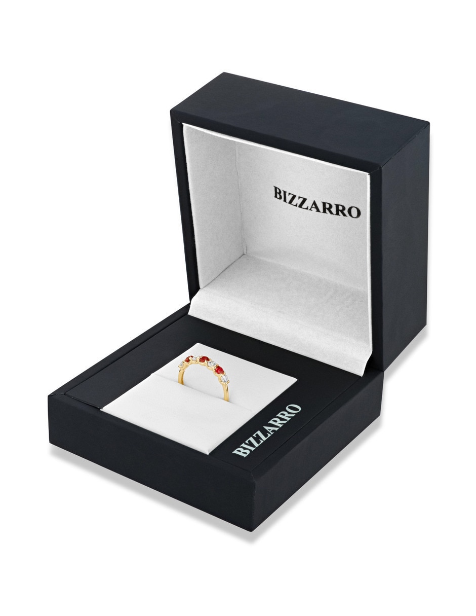 Churumbela de oro amarillo 14 K Joyerías Bizarro zirconia