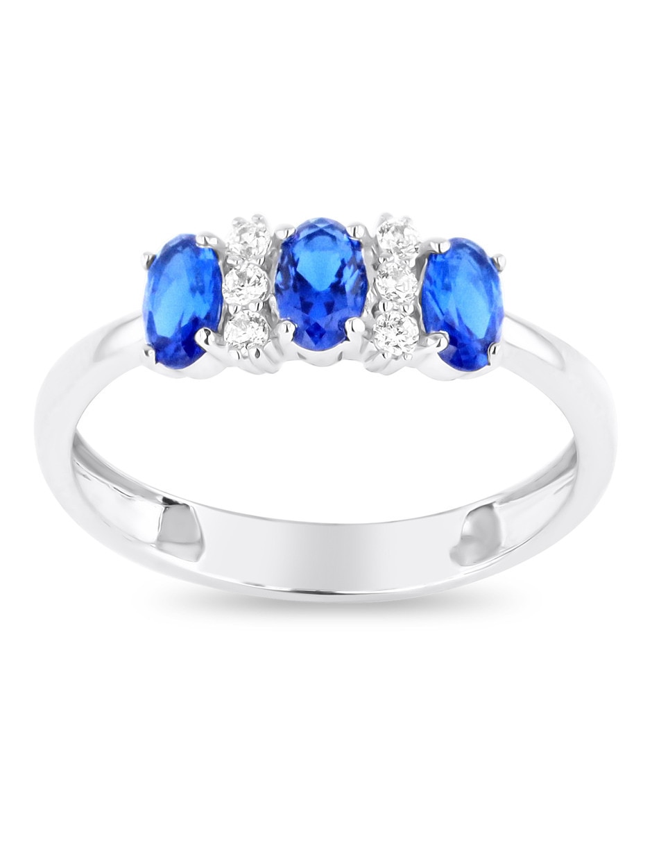 Churumbela de oro blanco 14 K Joyerías Bizarro zirconia Churumbela de oro blanco 14 K Joyerías Bizarro zirconia