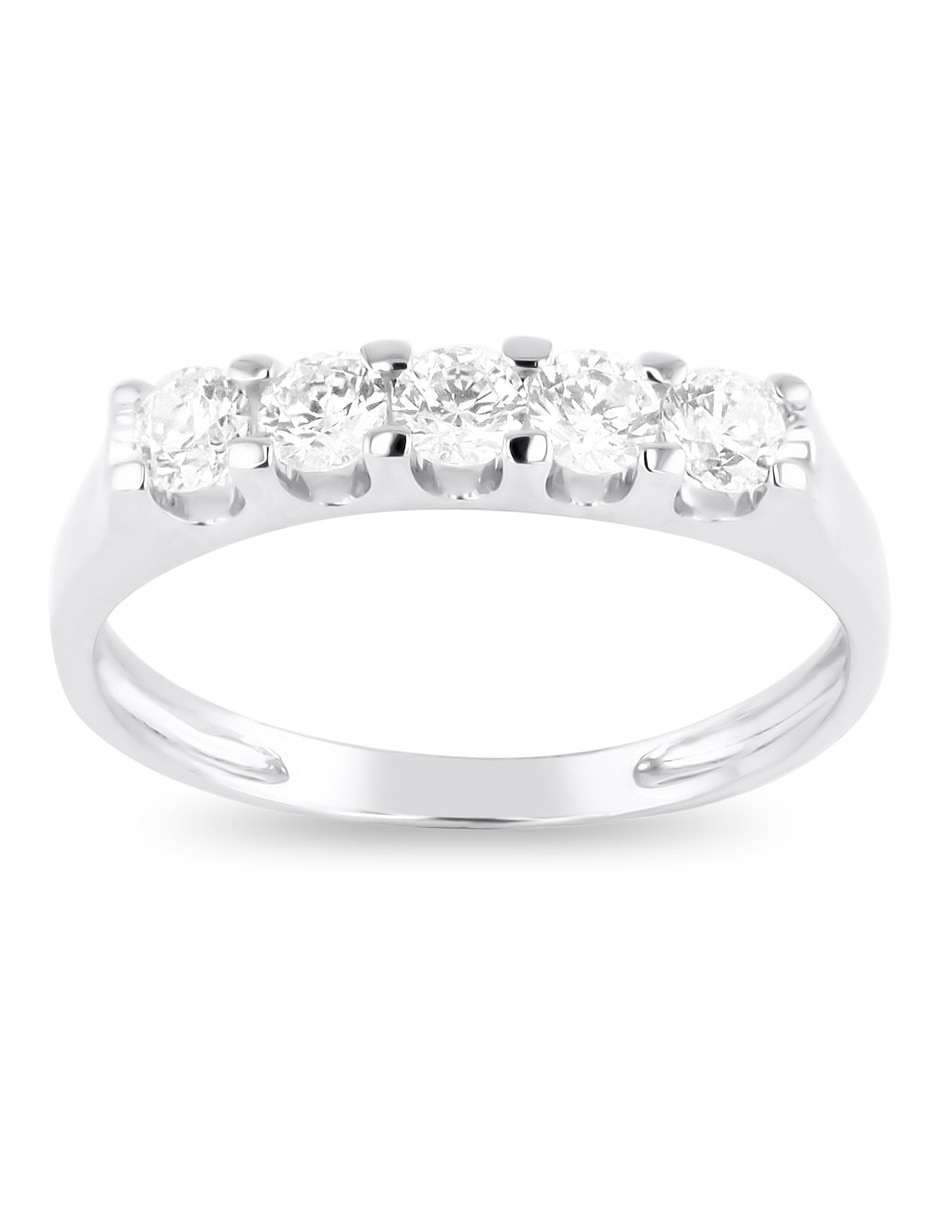 Churumbela de oro blanco 14 K Joyerías Bizarro zirconia Churumbela de oro blanco 14 K Joyerías Bizarro zirconia