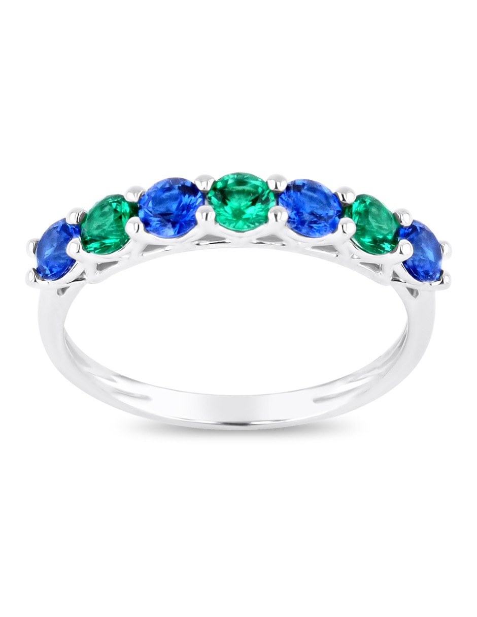 Churumbela de oro blanco 14 K Joyerías Bizarro zirconia Churumbela de oro blanco 14 K Joyerías Bizarro zirconia