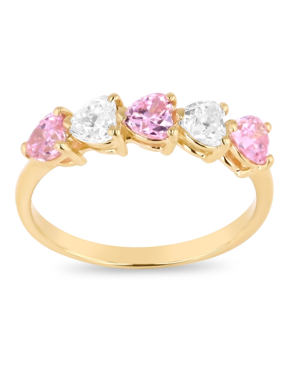 Churumbela de oro amarillo 14 K Joyerías Bizarro zirconia