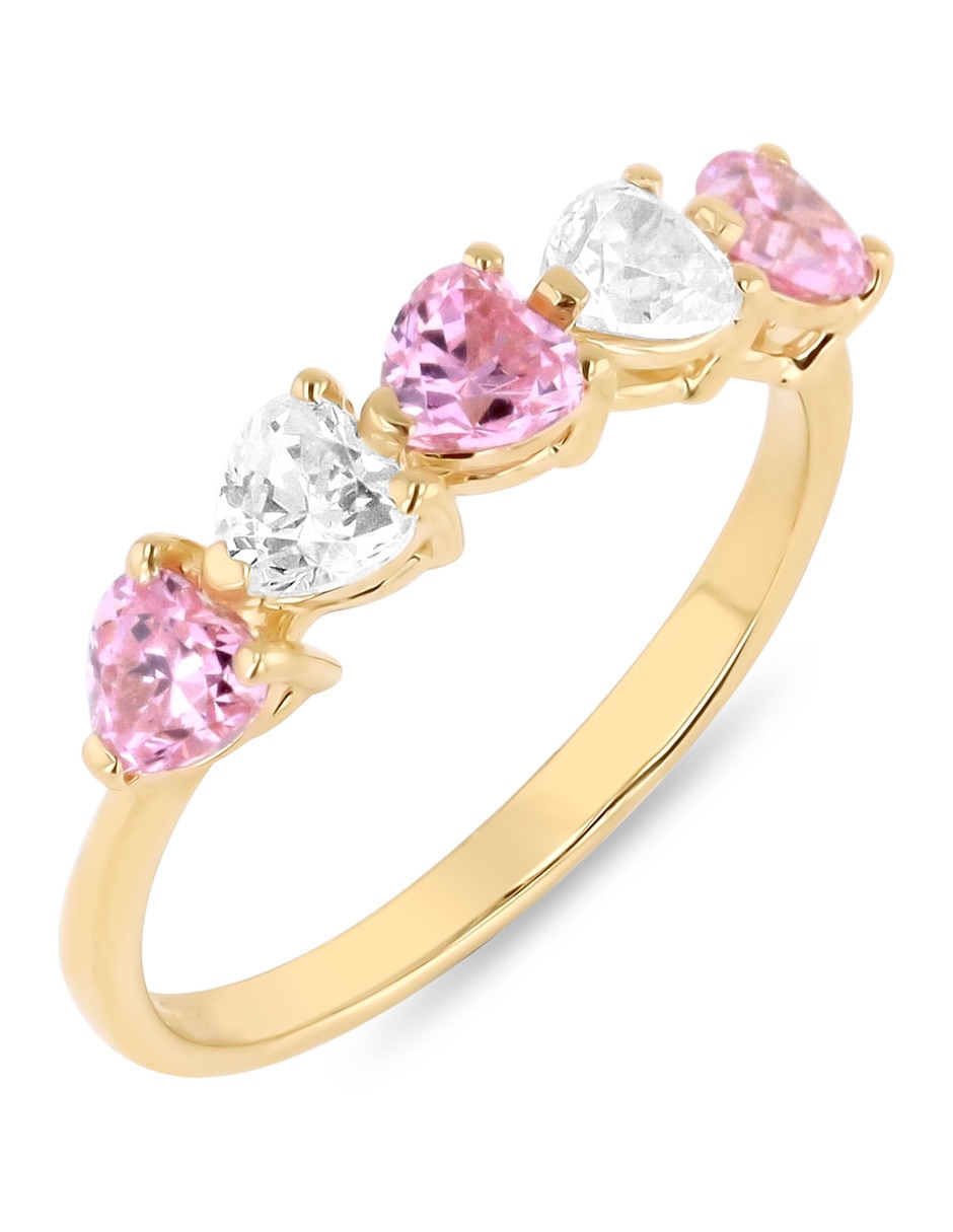 Churumbela de oro amarillo 14 K Joyerías Bizarro zirconia 2