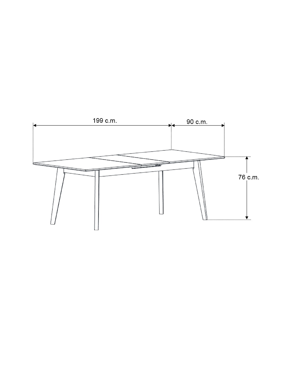 Mesa de comedor extensible armable Crestmont 7