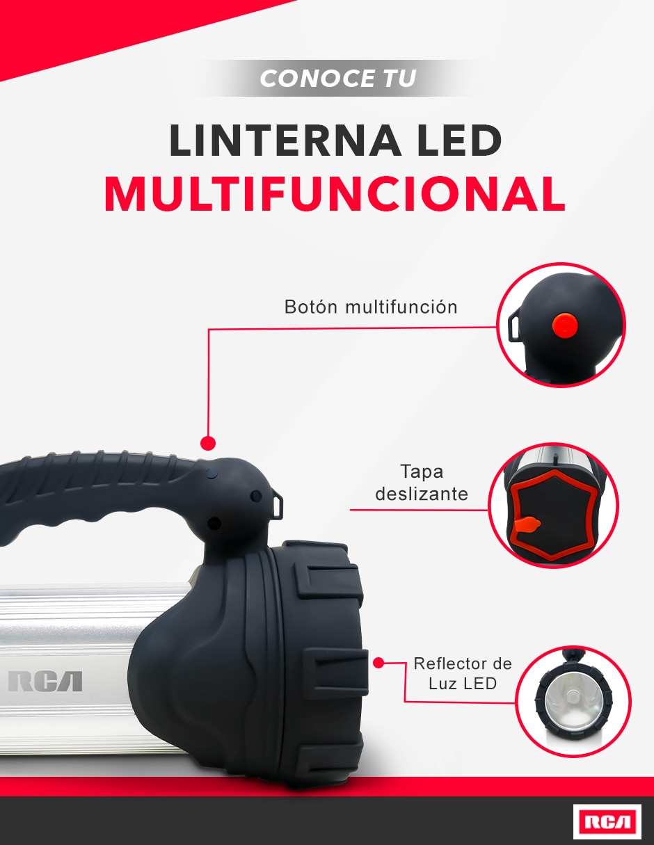 Linterna de mano RCA