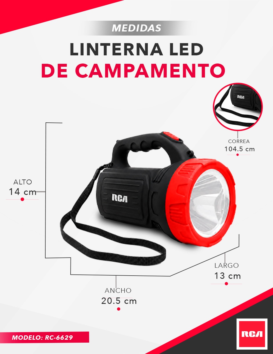 Linterna de mano RCA