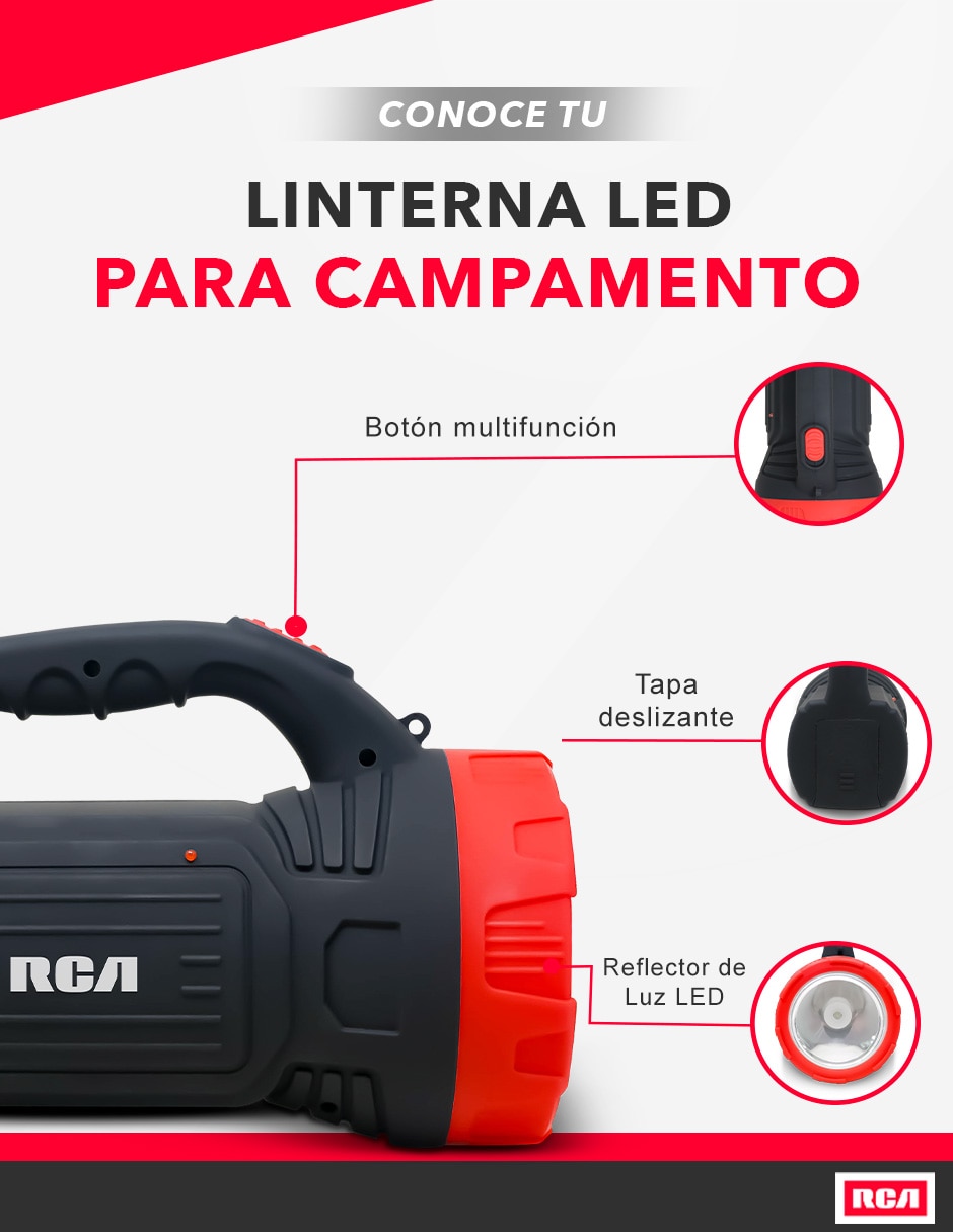 Linterna de mano RCA