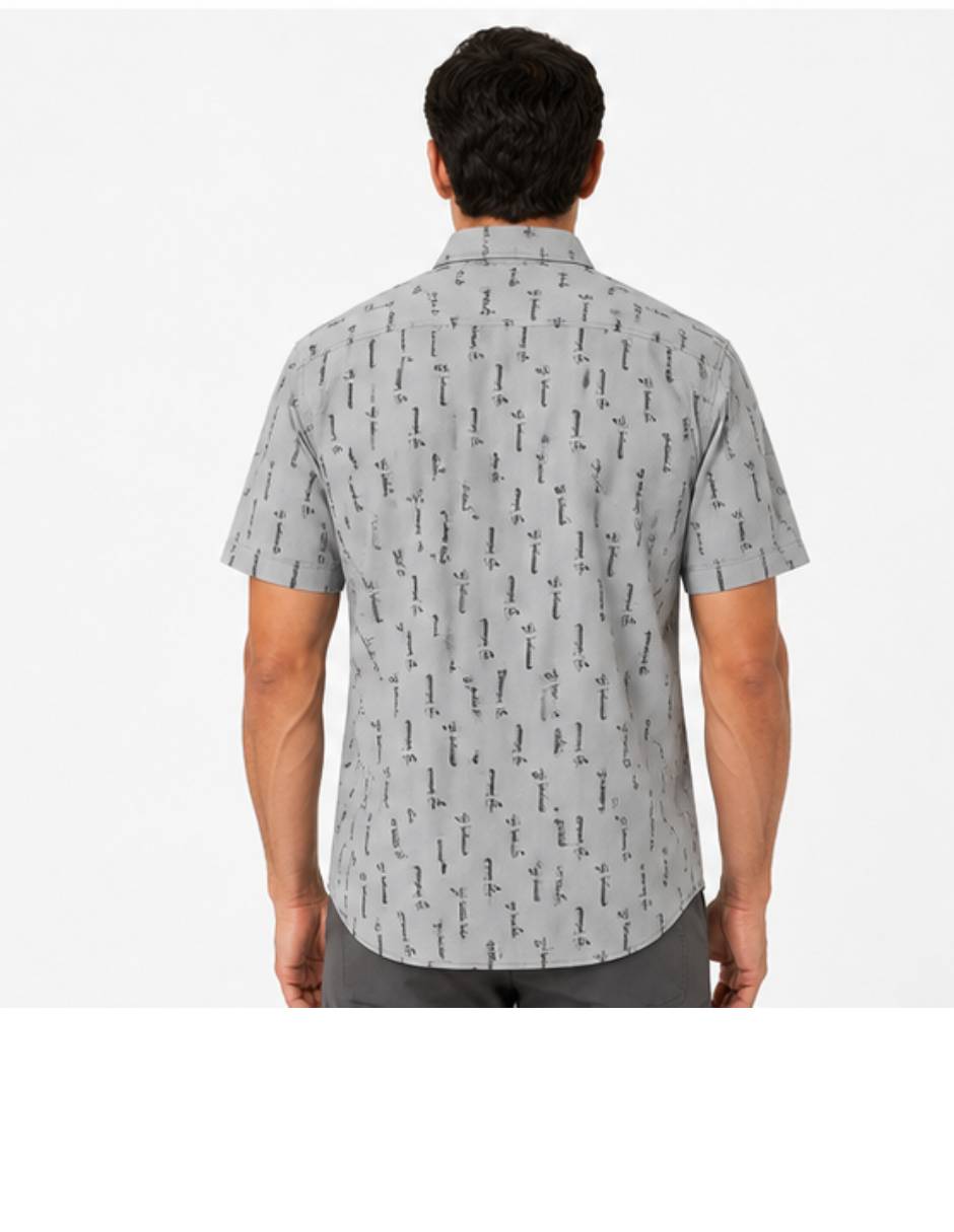 Camisa casual 5.11 tactical de algodón manga corta para hombre