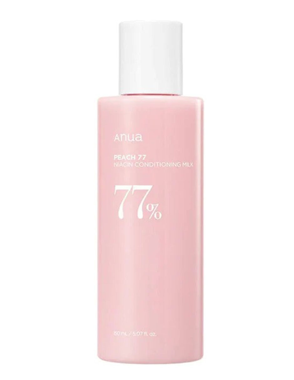 Tónico facial Leche acondicionadora de durazno con 77% de niacina 150 ml Tónico facial Leche acondicionadora de durazno con 77% de niacina 150 ml