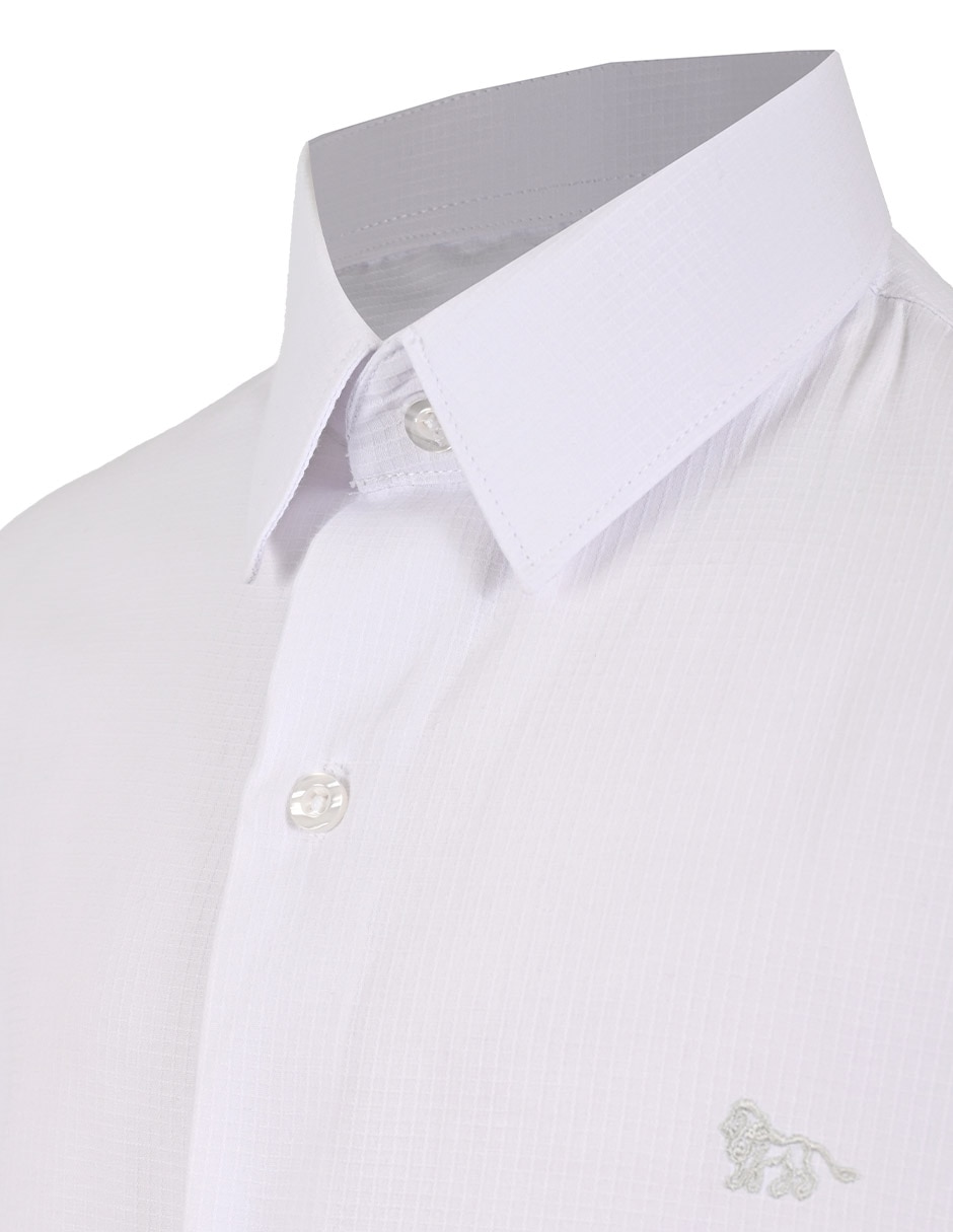 Camisa Formal Camisa de vestir de Algodón y poliéster manga Larga para Infantil Niño 4