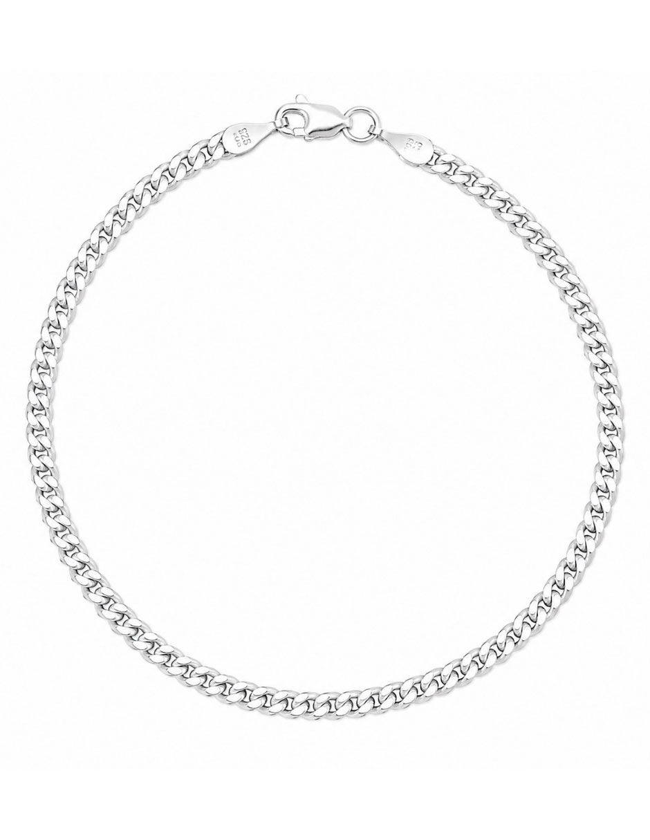 Pulsera de plata P 925 con acabado brillante Pulsera de plata P 925 con acabado brillante