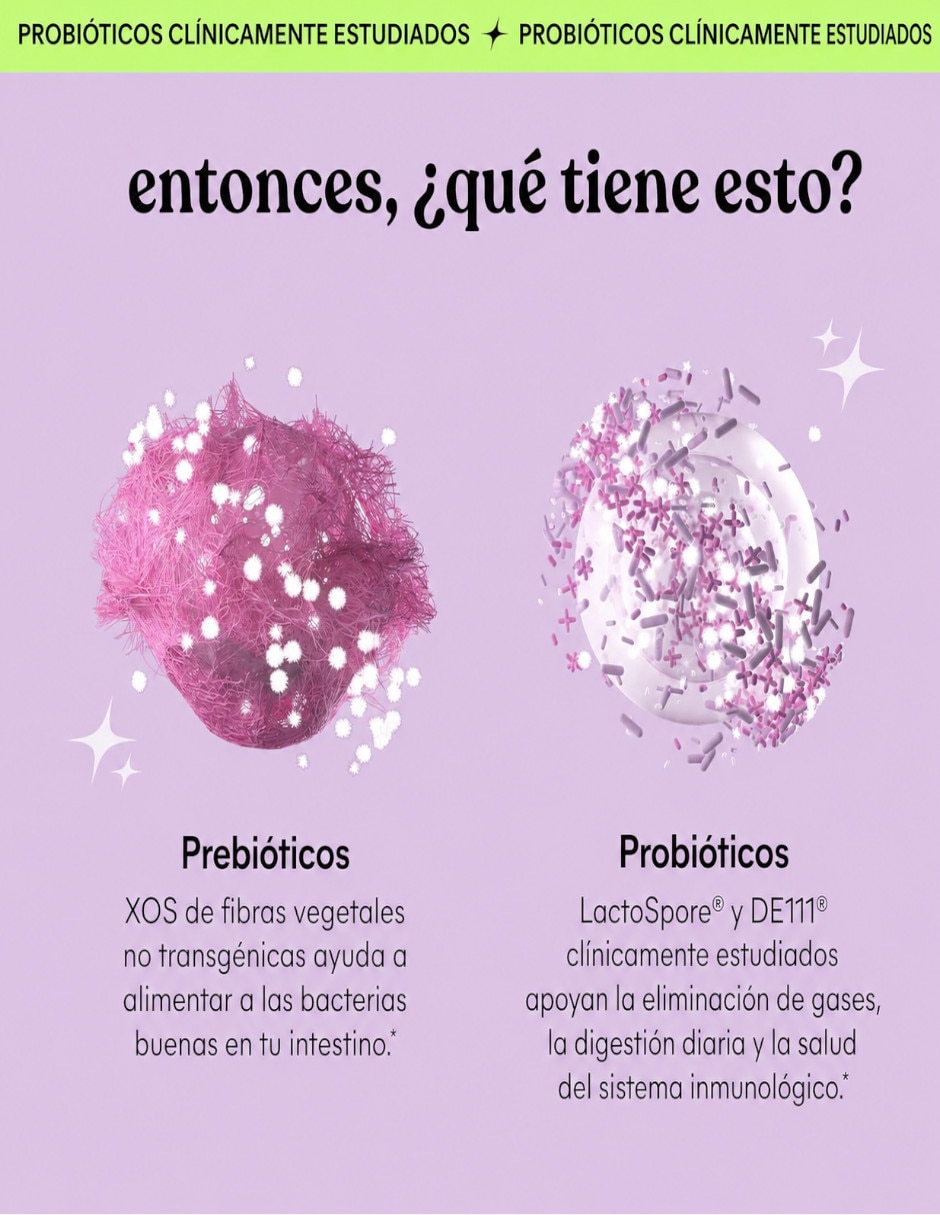 Debloat Gomitas para la salud digestiva e intestinal Lemme con Probióticos sabor mora de 60 gomas 4