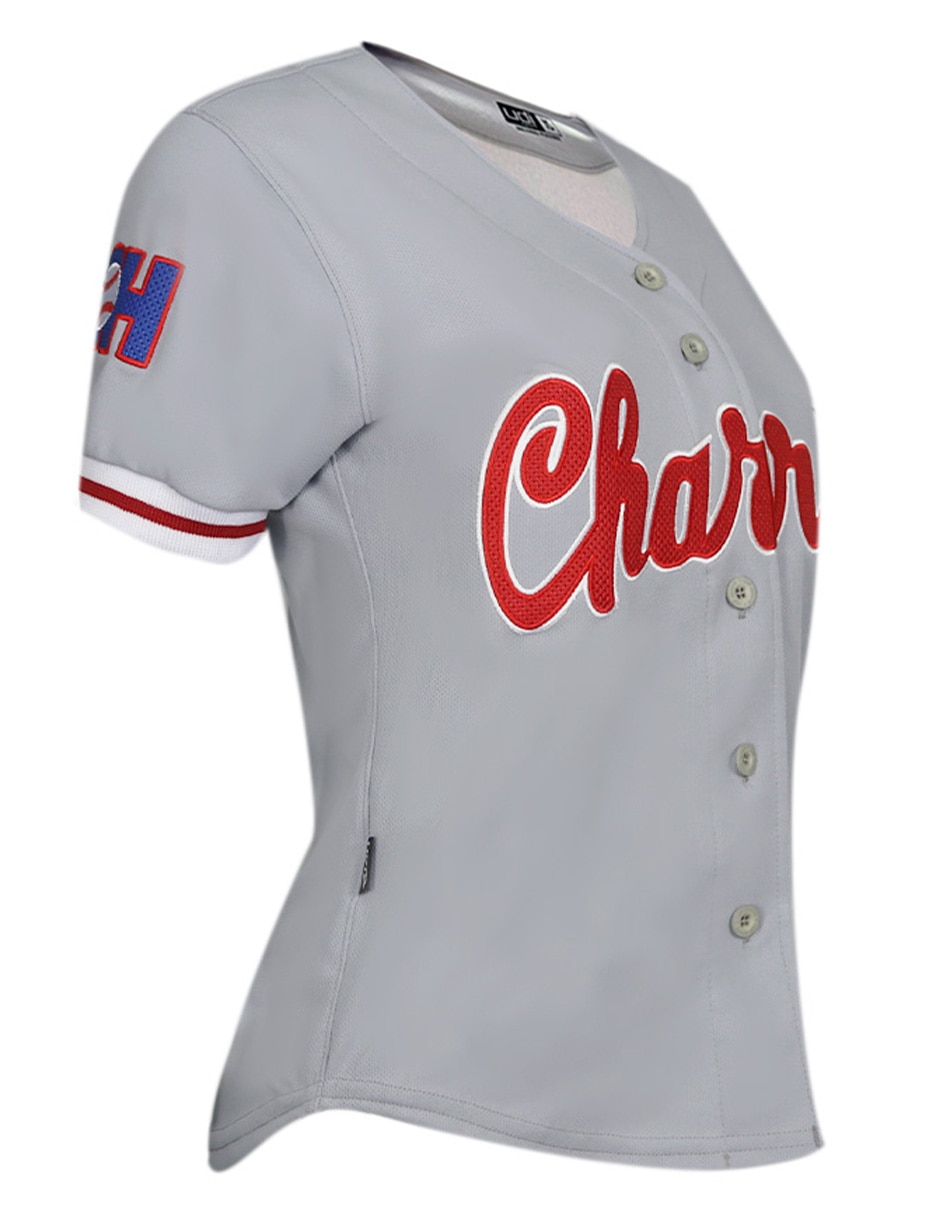 Jersey de charros de jalisco de manga corta para mujer