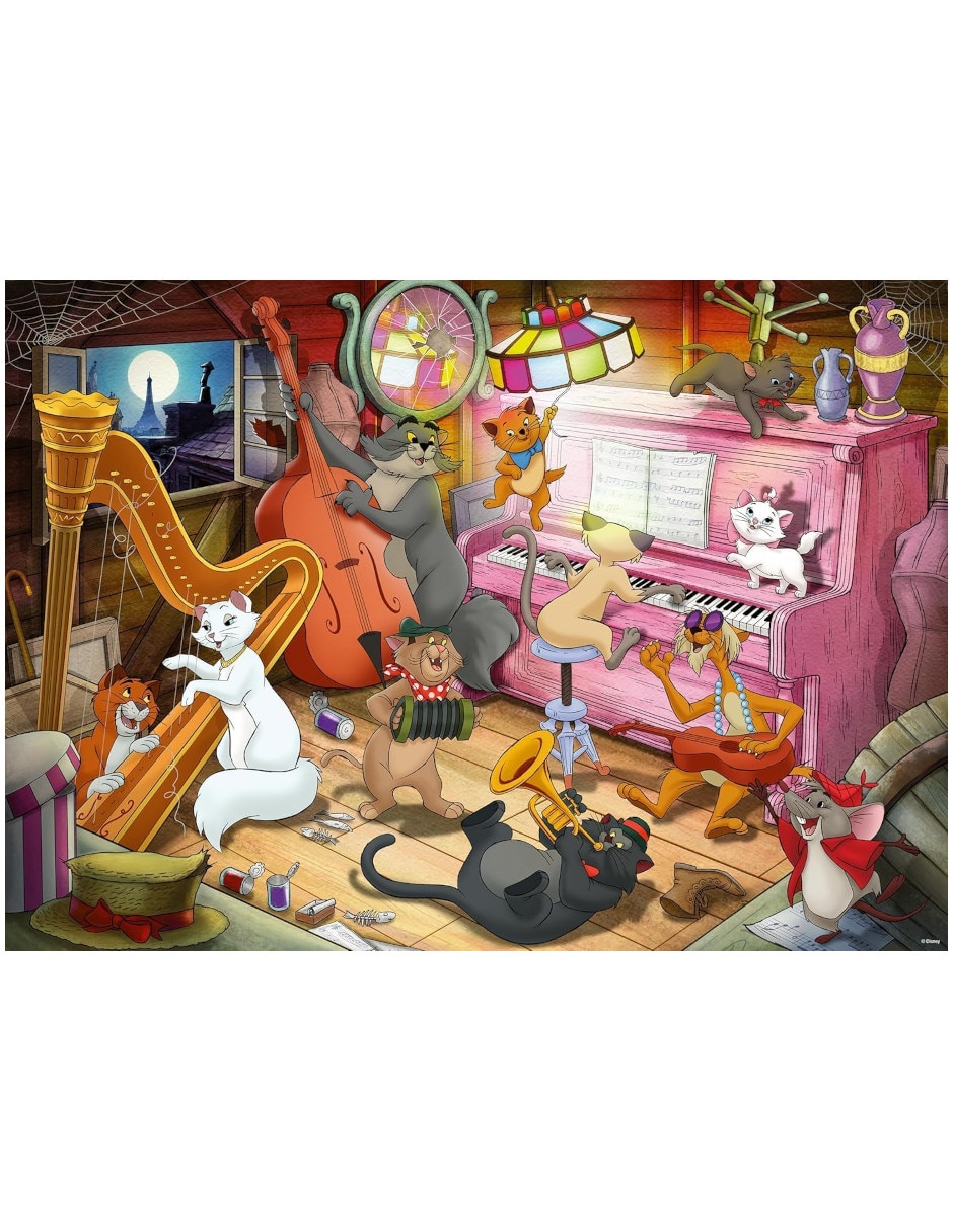 Rompecabezas Película Los Aristogatos 1000 piezas 2
