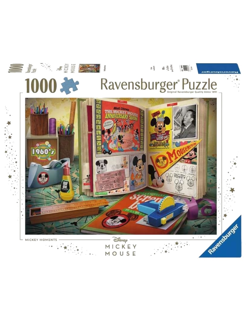 Rompecabezas Película Collector's Edition: 1960 Mickey Moments 1000 piezas