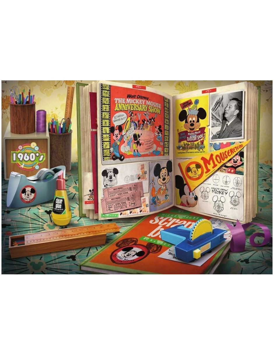 Rompecabezas Película Collector's Edition: 1960 Mickey Moments 1000 piezas 2