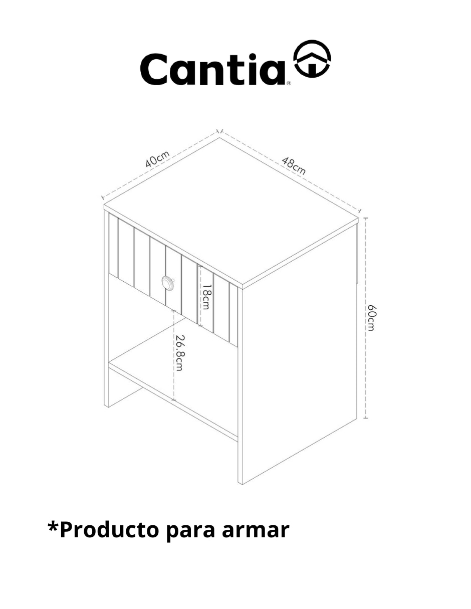 Buró armable de MDF 7