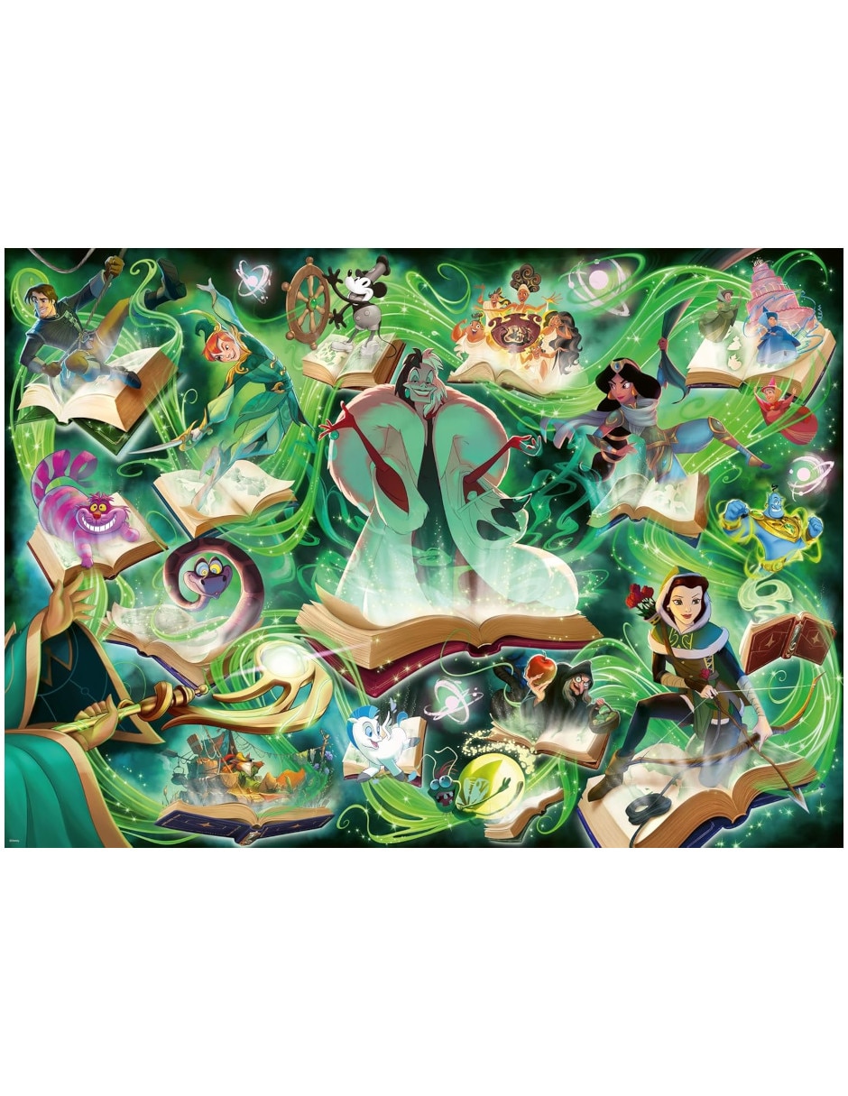 Rompecabezas Película Lorcana Glimmers of the Realm: Emerald 1000 piezas 2