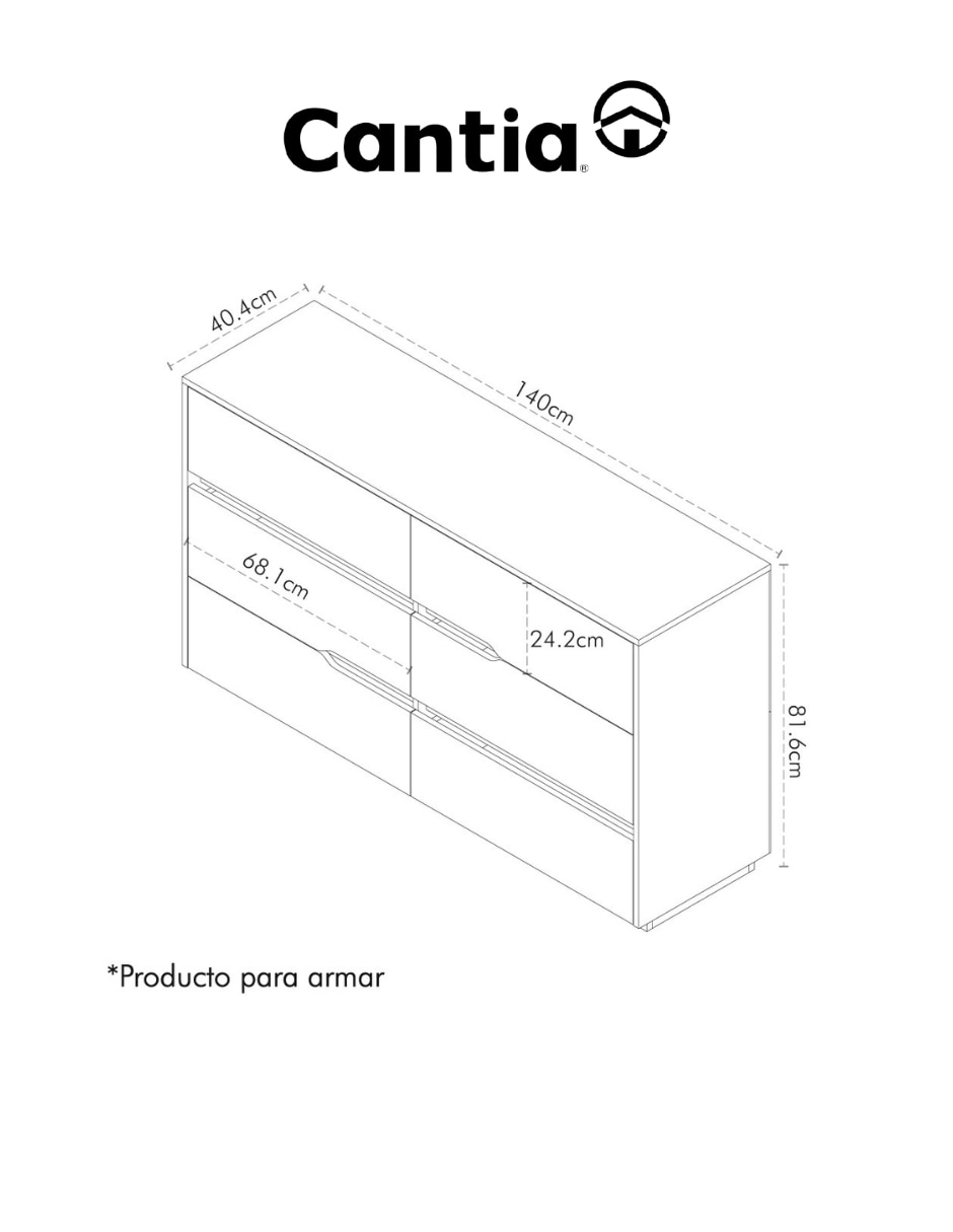 Tocador armable 8