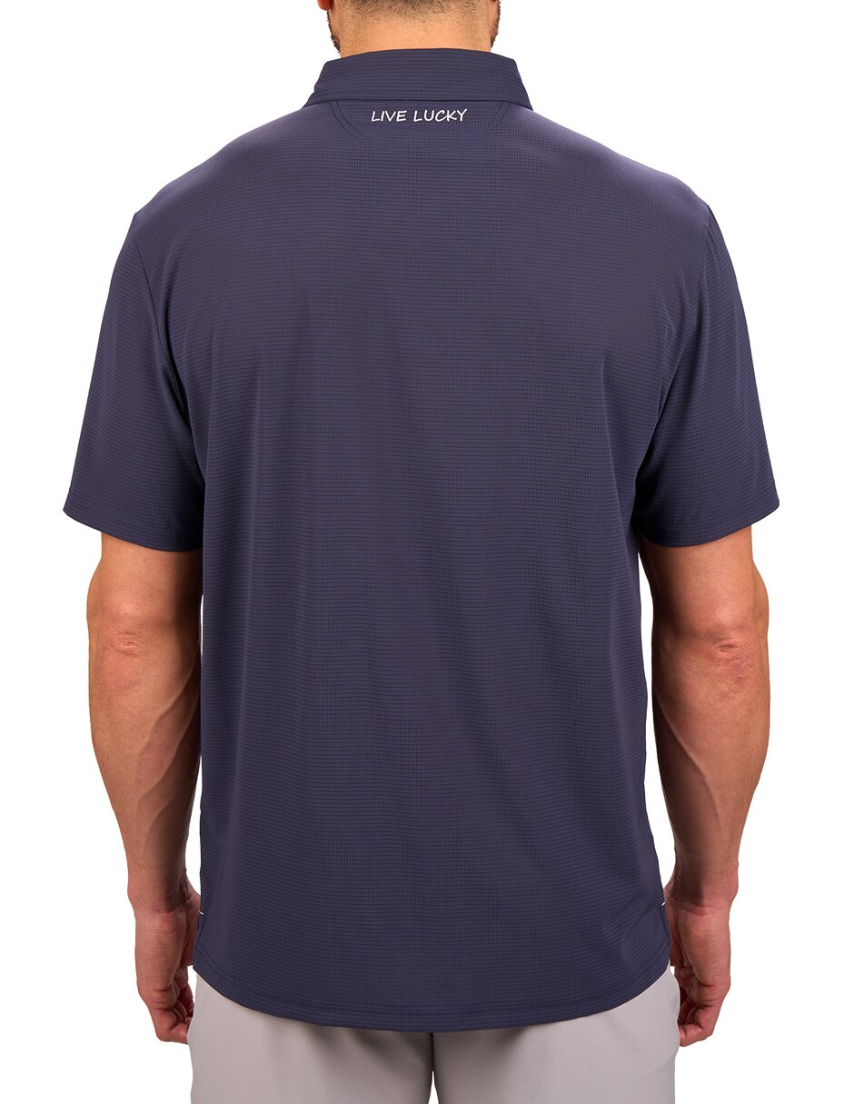 Playera tipo polo Black Clover Hallow para hombre