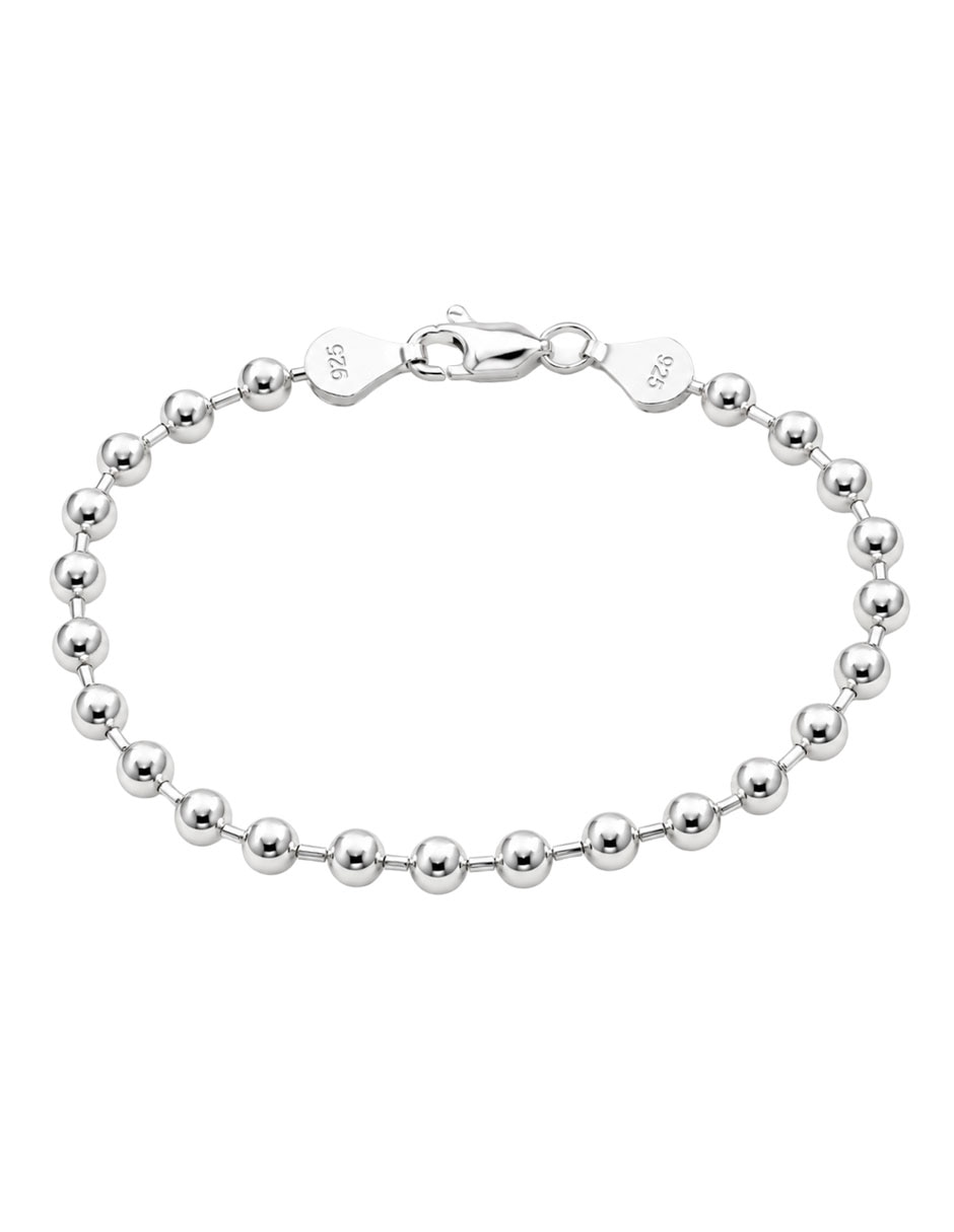 Pulsera de plata P 925 con acabado brillante Pulsera de plata P 925 con acabado brillante