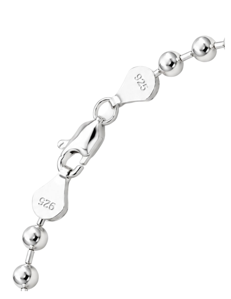 Pulsera de plata P 925 con acabado brillante 2