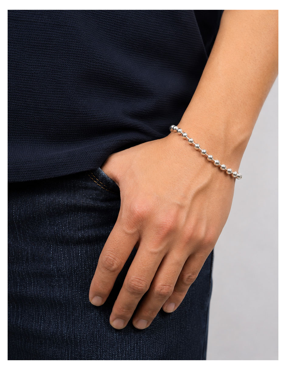 Pulsera de plata P 925 con acabado brillante 3