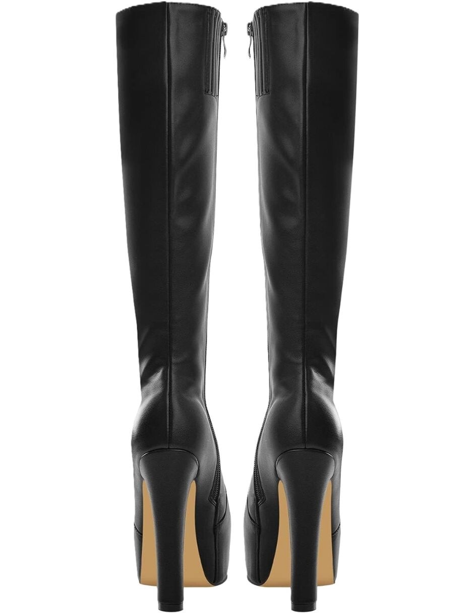 Bota abajo de la rodilla para mujer 4