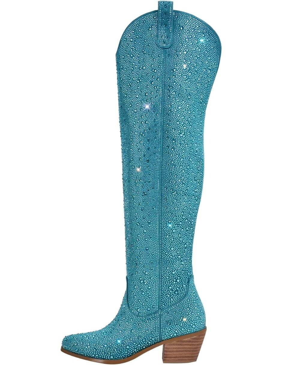 Bota arriba de la rodilla gwin para mujer