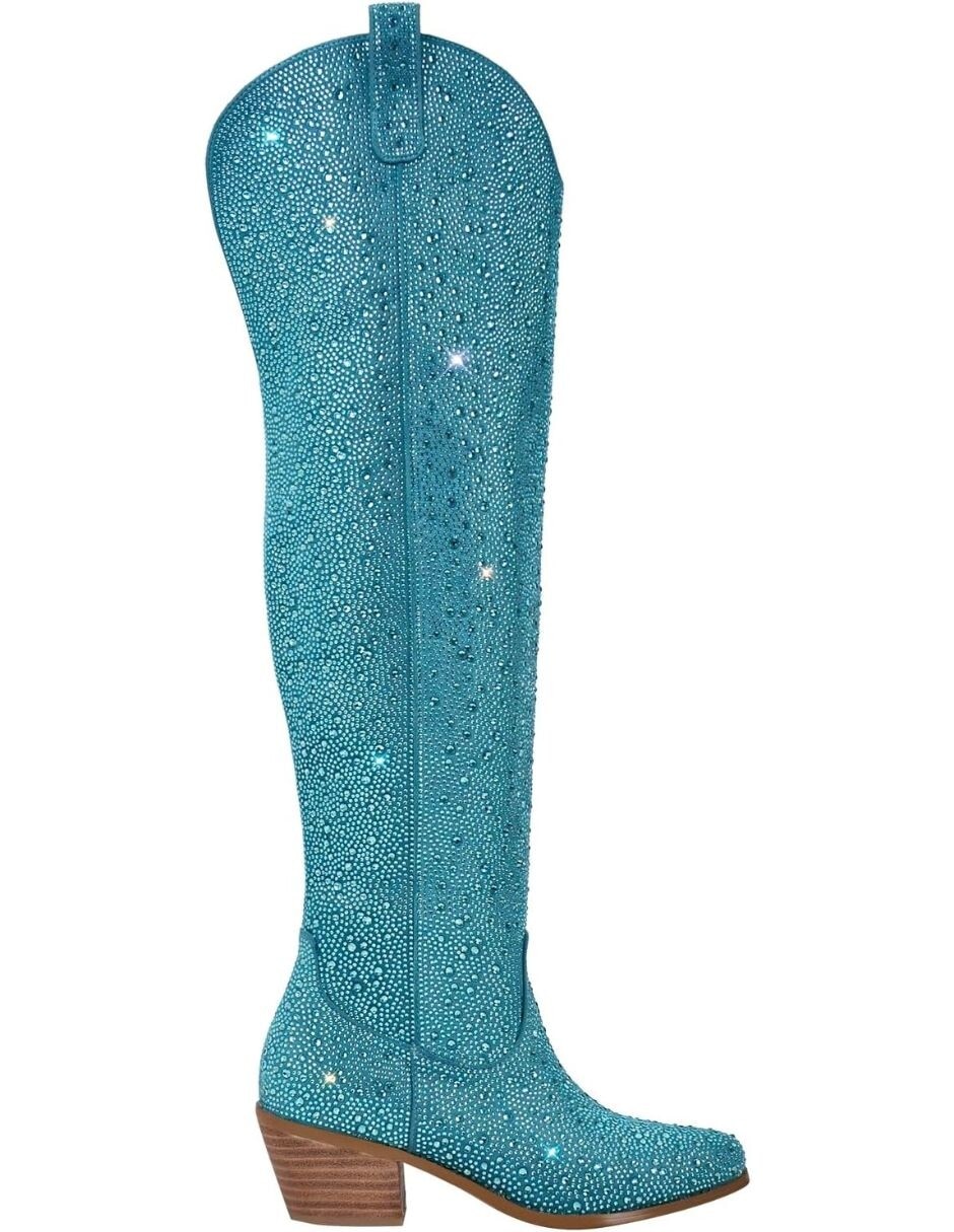 Bota arriba de la rodilla gwin para mujer