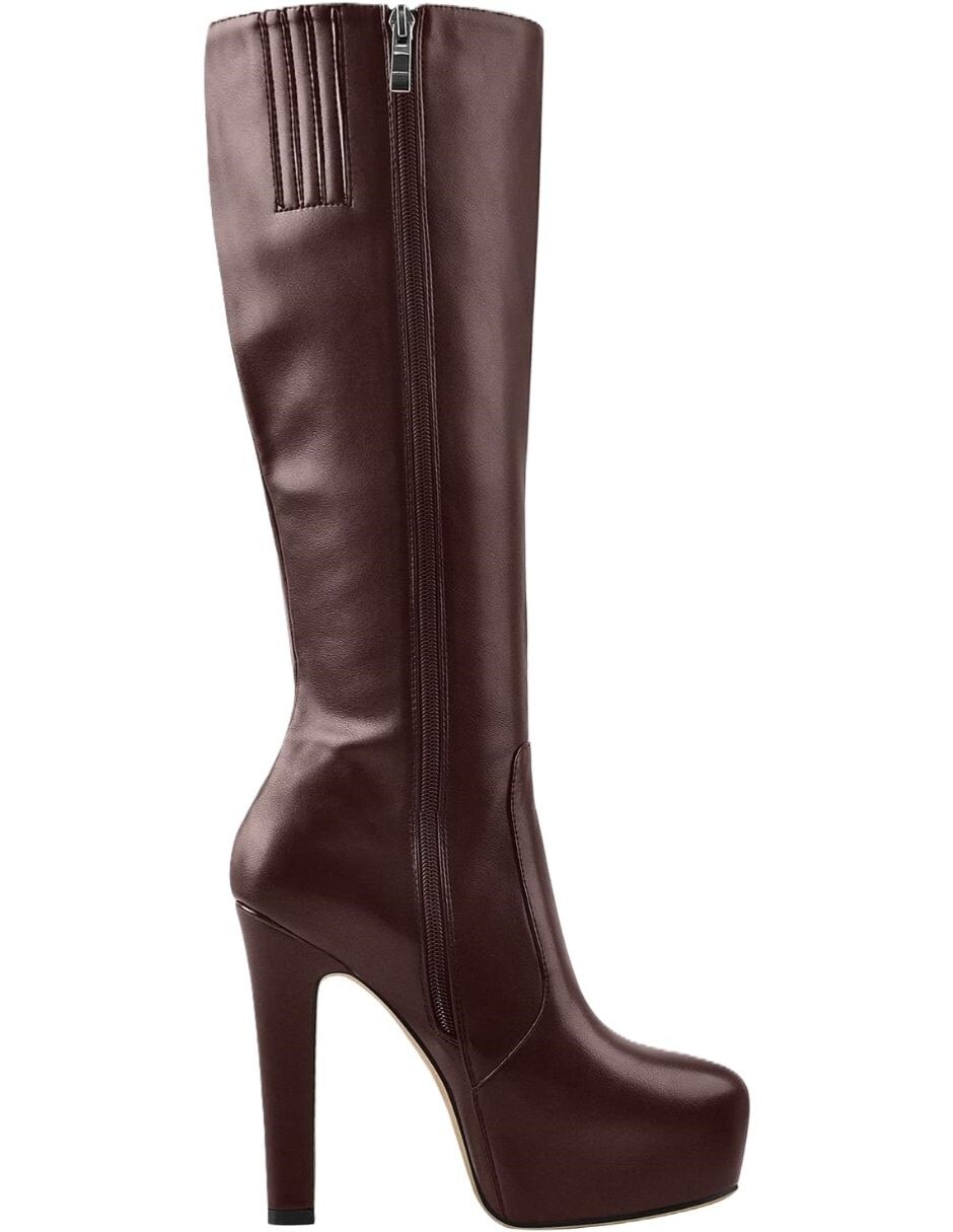 Bota abajo de la rodilla gwin para mujer