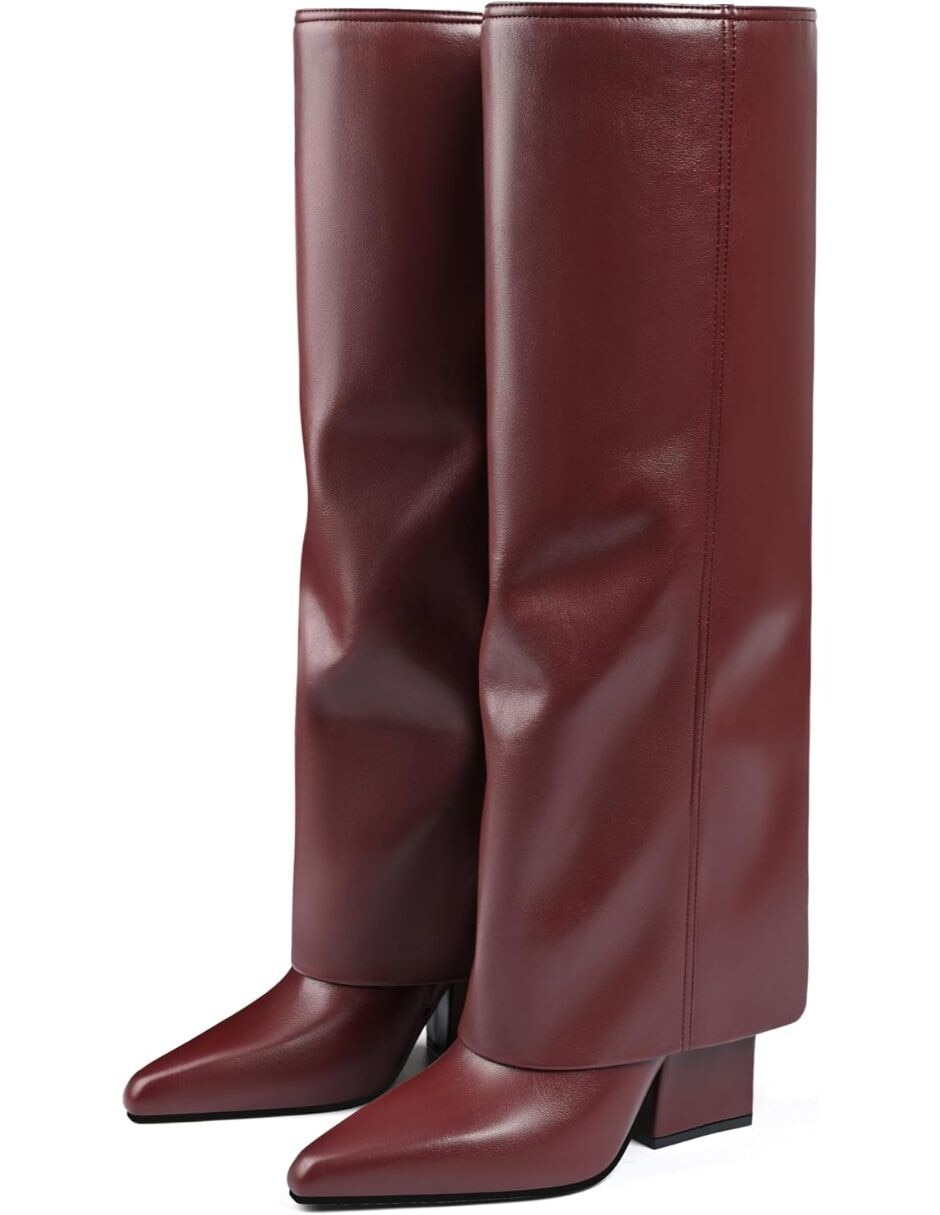 Bota abajo de la rodilla gwin para mujer