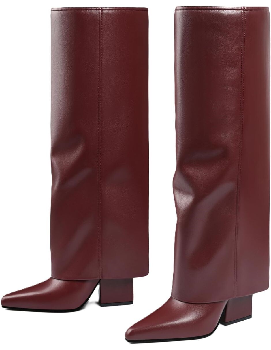 Bota abajo de la rodilla gwin para mujer