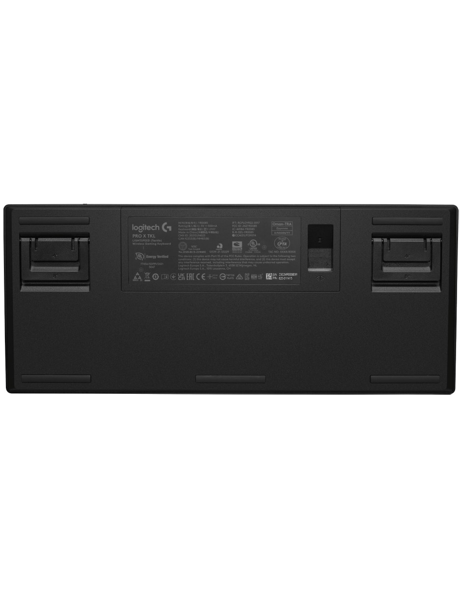 Teclado gamer alámbrico e inalámbrico Qwert inglés con interruptor Táctiles Brown Clear 920-012127 2