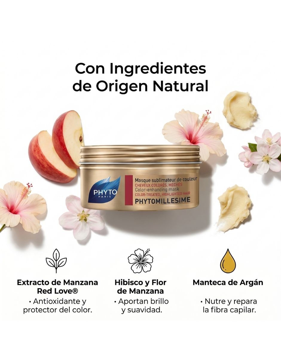 Mascarilla para cabello Paris para protección de color 200 ml 4