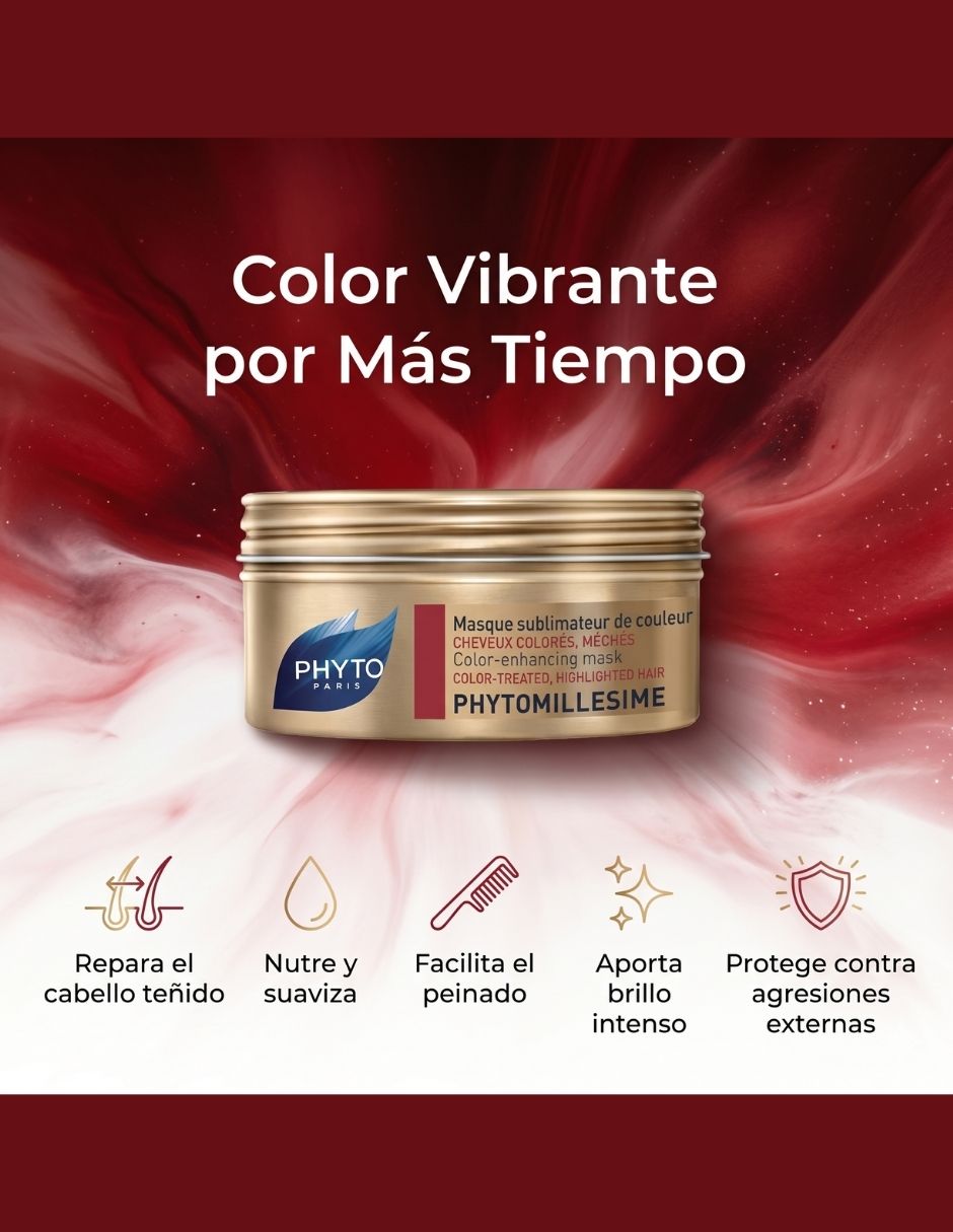 Mascarilla para cabello Paris para protección de color 200 ml 5