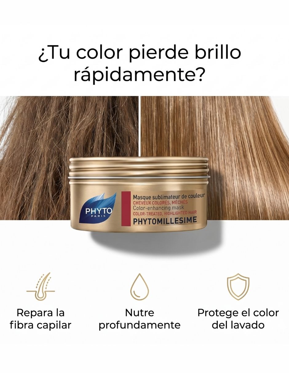 Mascarilla para cabello Paris para protección de color 200 ml 6