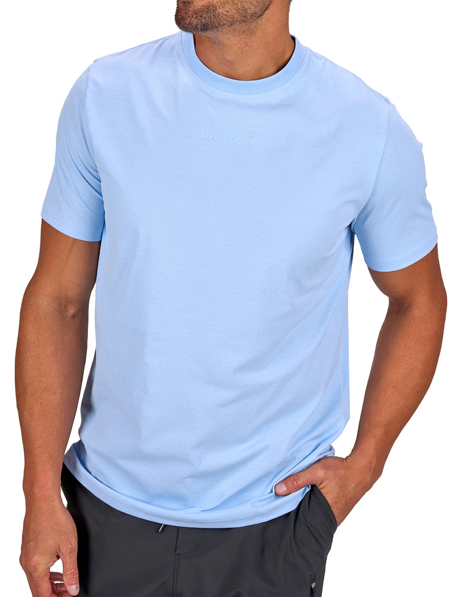 Playera t-shirt-slub cuello para hombre 1