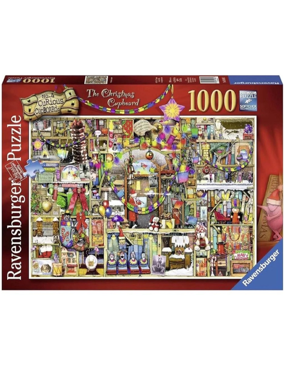 Rompecabezas Artistas modernos The Christmas Cupboard 1000 piezas 1
