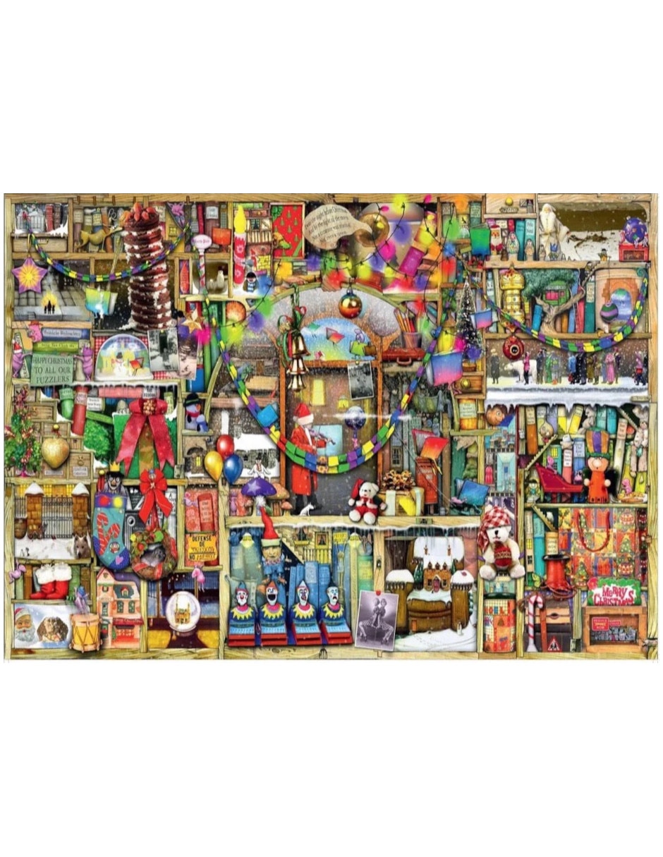 Rompecabezas Artistas modernos The Christmas Cupboard 1000 piezas 2