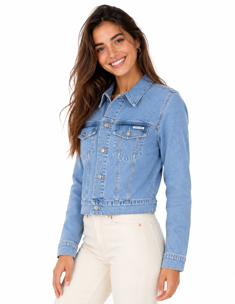 Chamarra Casual 4300144274 No de Algodón para mujer 4