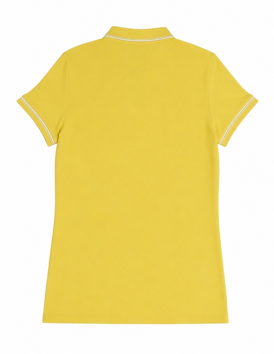 Playera manga corta tommy hilfiger cuello polo para mujer