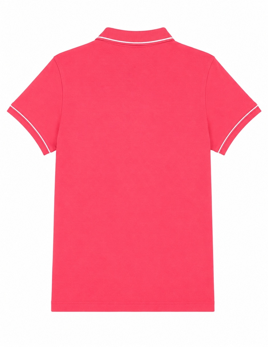 Playera manga corta cuello polo para mujer 5