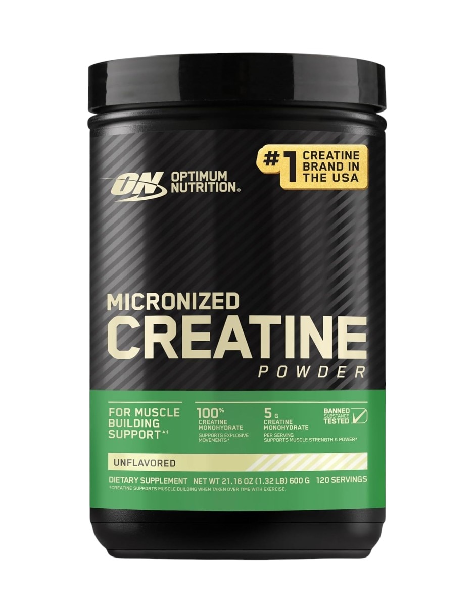 Creatina monohidratada Optimum Nutrition de 600 gr