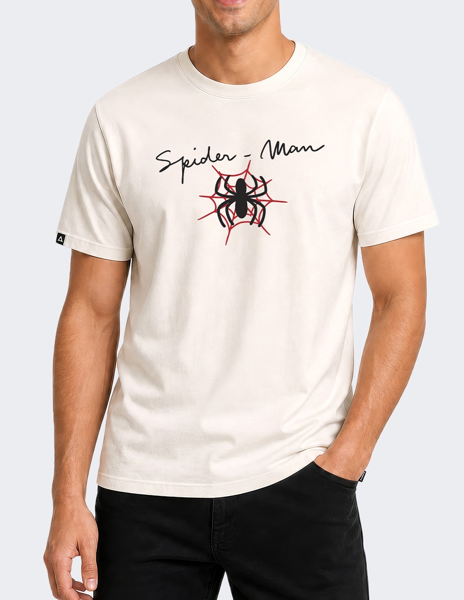 Playera spiderman spider-man cuello redondo para hombre